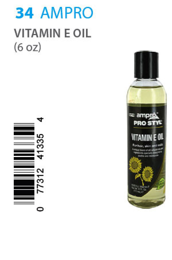 Ampro Pro Styl Hair & Skin Vit. E Oil (6oz)