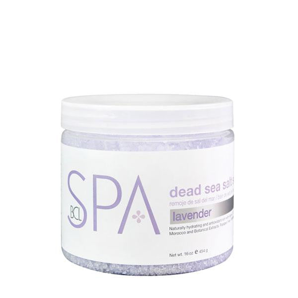 BCL Dead sea salt soak Lavender + mint 16oz