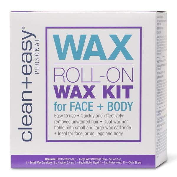 Clean + Easy Roll-on wax kit