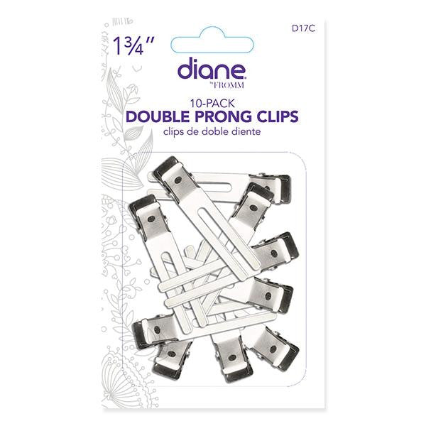 Diane Double prong clip 10/pack