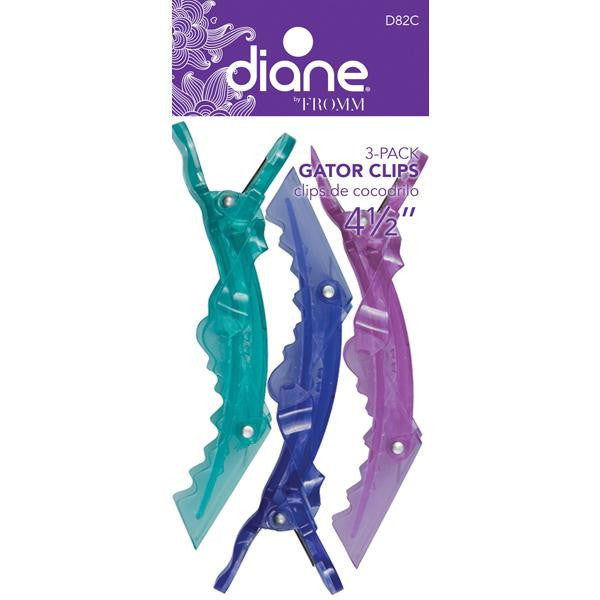 Diane Gator clips 4 1/2 " 3/pack