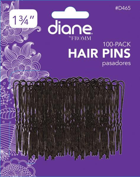 Diane Hair pin black 1.75in 100/pack