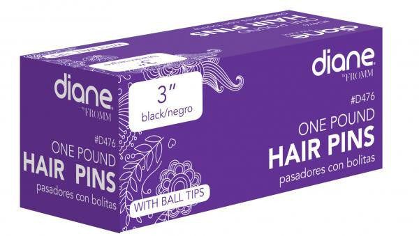 Diane Hair pins black 3in 1pound