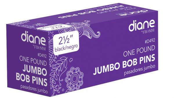 Diane Jumbo bob pins black 2.5in 1pound