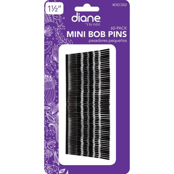 Diane Mini bob pins black 1.5in 60/pack
