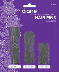 Thumbnail for Diane Mixed hair pins pack black 100/pack