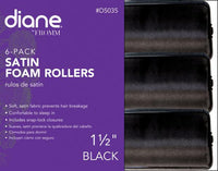Thumbnail for Diane Satin foam rollers 1 1/2'' 6/pack
