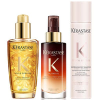 Thumbnail for Kérastase All Hair Types - Day, Night and Next Day Hair Care Set