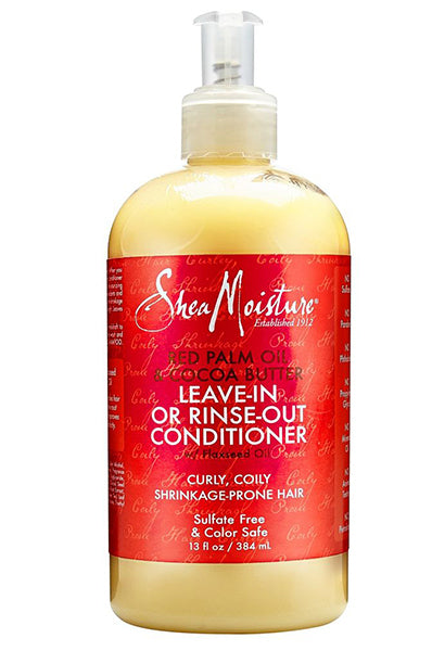 SHEA MOISTURE Red Palm Oil & Cocoa Butter Leave In or Rinse Out Conditioner13oz 