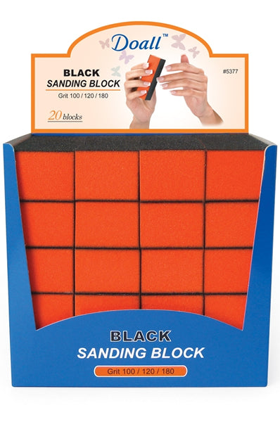 DOALL  Black Multi-Grit Sanding Block 20blocks/ds Grit 100/120/180