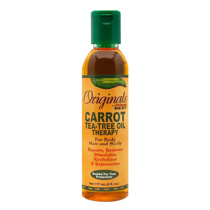 AFRICA'S BEST Originals Carrot Tea-Tree Oil 6oz 