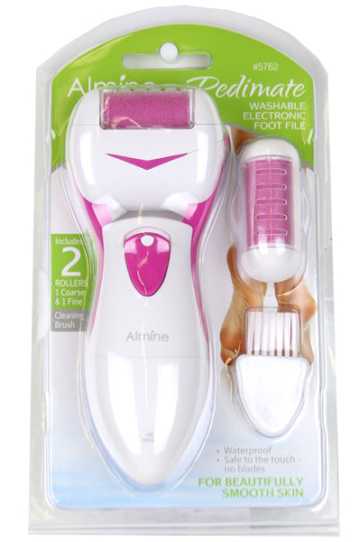 ANNIE Almine Pedimate Washable Electronic Foot File #5762 Pack Pink