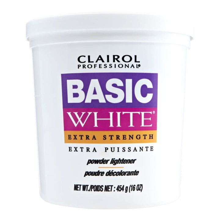 CLAIROL Basic White Powder Lightener Extra 16oz 16oz/454g