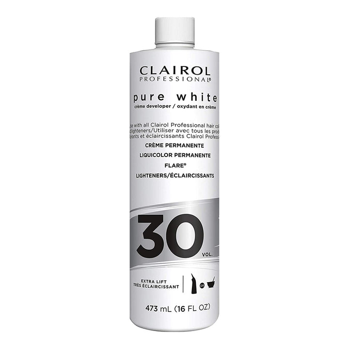CLAIROL Pure White Creme Developer 16oz 30 Volume