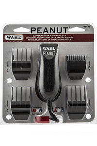 Thumbnail for WAHL PEANUT Clipper/Trimmer with 4 Guides Black #56100 