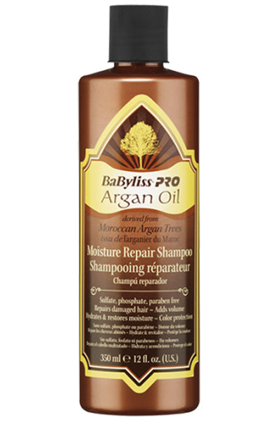 BABYLISS PRO Argan Oil Moisture Repair Shampoo 12oz 