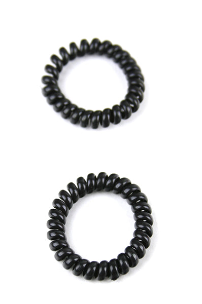 KIM & C Hair Rings Large 100pcs/pack Black