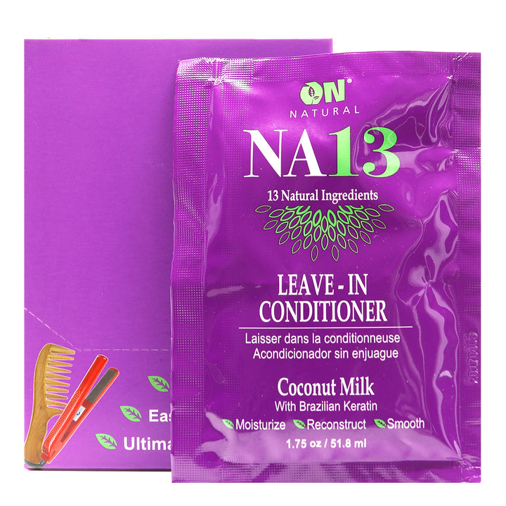 ON NATURAL NA13 Coconut Milk Leave In Conditioner 1.75oz