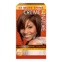Thumbnail for CREME OF NATURE Argan Oil Exotic Shine Color 7.3 Med Warm Brown