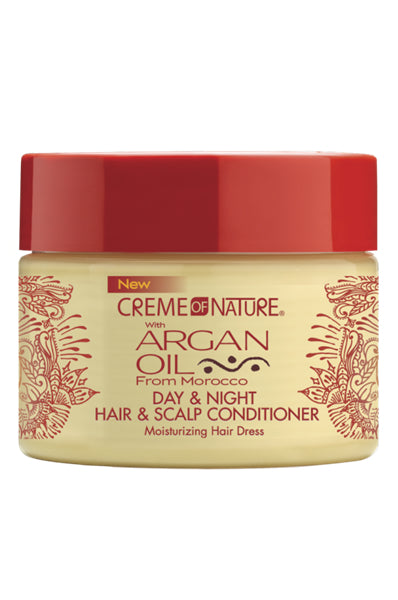 CREME OF NATURE Argan Oil Day&Night Hair&Scalp Conditioner 4.76oz 