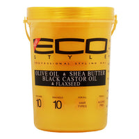 Thumbnail for ECO Styling Gel Gold Olive Oil & Shea Butter Black Castor Oil & Flaxseed 5LB