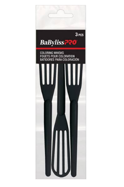 BABYLISS PRO Coloring Whisks 3pc Flat
