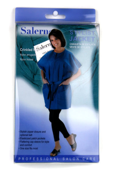 ANNIE Salerno Stylist Jacket - Crinkled Nylon Teal #7748 pc 