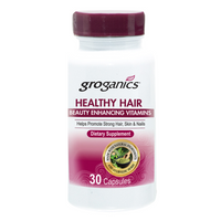 Thumbnail for GROGANICS 2-A-Day Healthy Hair Vitamins 30ct 