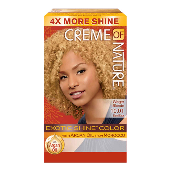 CREME OF NATURE Argan Oil Exotic Shine Color 10.01 Ginger Blonde