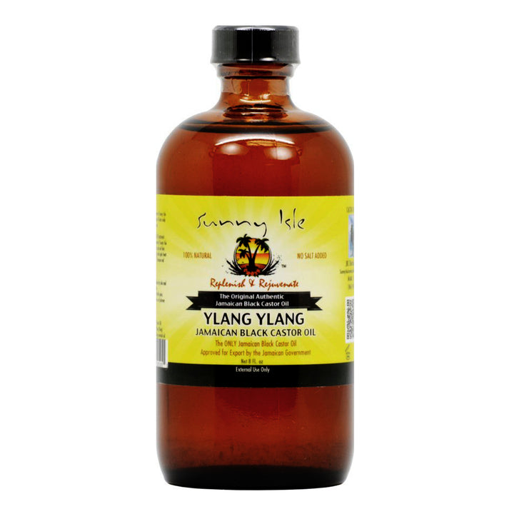SUNNY ISLE Jamaican Black Castor Oil Ylang Ylang 8oz