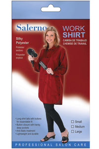Thumbnail for ANNIE Salerno Work Shirt Silky Polyester Small Black #7730 pc 