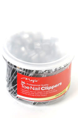 MAGIC COLLECTION Toe Nail Clippers 36pcs/Jar #NC503 jar 