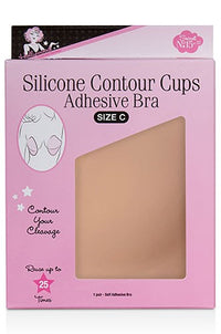Thumbnail for HOLLYWOOD FASHION SECRETS Silicone Contour Cups Adhesive Bra 1Pair Size C