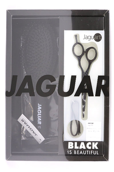JAGUAR White Line Scissors 5-1/2" & Brush Prepack Set 