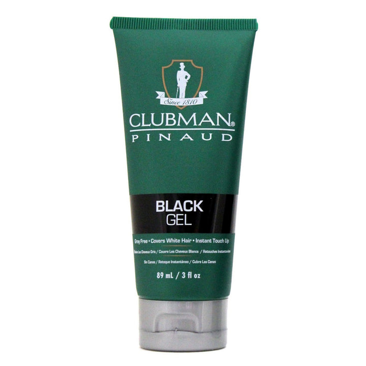 CLUBMAN Pinaud Instant Touch Up Color Gel 3oz Black Gel