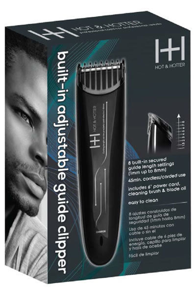 ANNIE Hot & Hotter Built-In Adjustable Guide Clipper #5795 pk 