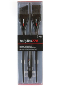 Thumbnail for BABYLISS PRO 3pcs Narrow Tint/Dye BrushAngled/Pointed/Straight #BES403UCC 