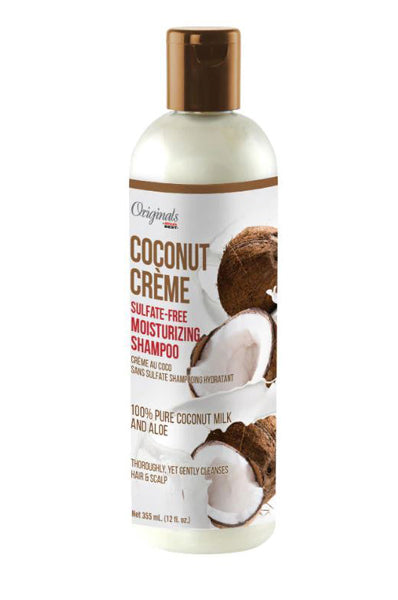 AFRICA'S BEST Coconut Creme Sulfate-Free Moisturizing Shampoo 12oz 