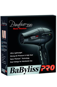 Thumbnail for BABYLISS PRO Bambino 5510 Nano Titanium Travel Dryer Dual Voltage #BABNT5510NC 