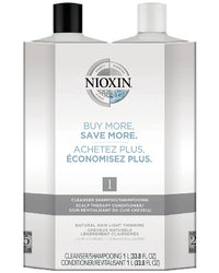 Thumbnail for NIOXIN System 1 Duo Cleanser 1L + Scalp Therapy 1L 