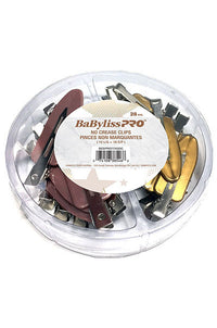 Thumbnail for BABYLISS PRO 28 pcs No Crease Clips 12 of L/G,16 of S/P 