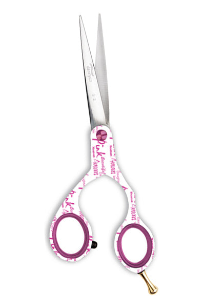 DANNYCO Japanese Stainless Steel Scissors 5-3/4" Offset Pink Collection
