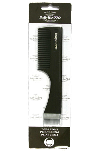 BABYLISS PRO Beard 2-in-1 Comb 7-1/2 inch190 mm #BESBRCOMBUCC 
