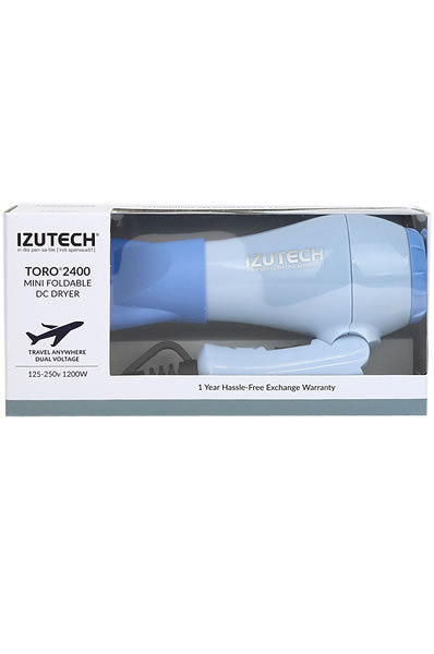 IZUTECH Mini Foldable DC Dryer 1200W #TORO2400 - Blue 