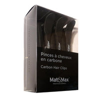 Thumbnail for Mat&Max Carbon hair clips 6 / pack