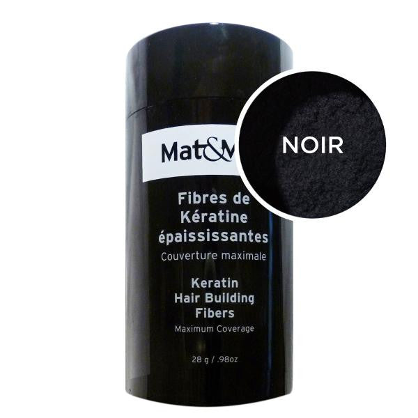 Mat&Max Keratin hair fiber .98oz - Black