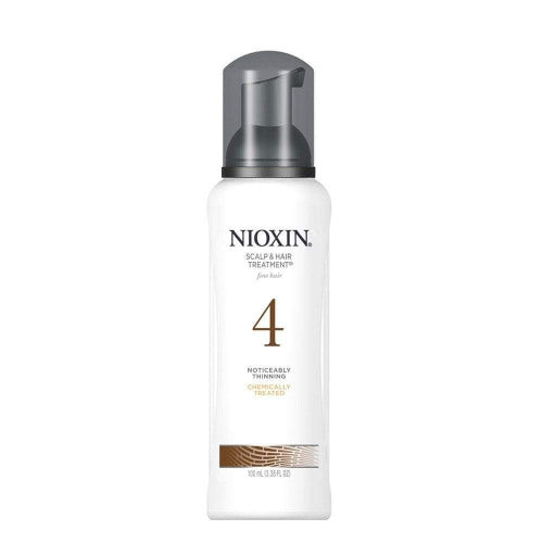Nioxin Scalp Treatment System 4 for Chemically Treated Hair With Fine Noticably Thinning 100ml/3.4oz 