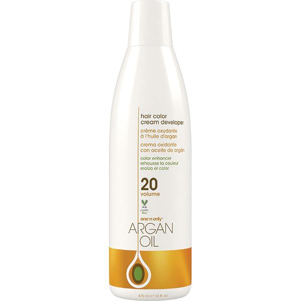 One 'n Only Argan oil hair color cream developer 20 volume 16oz