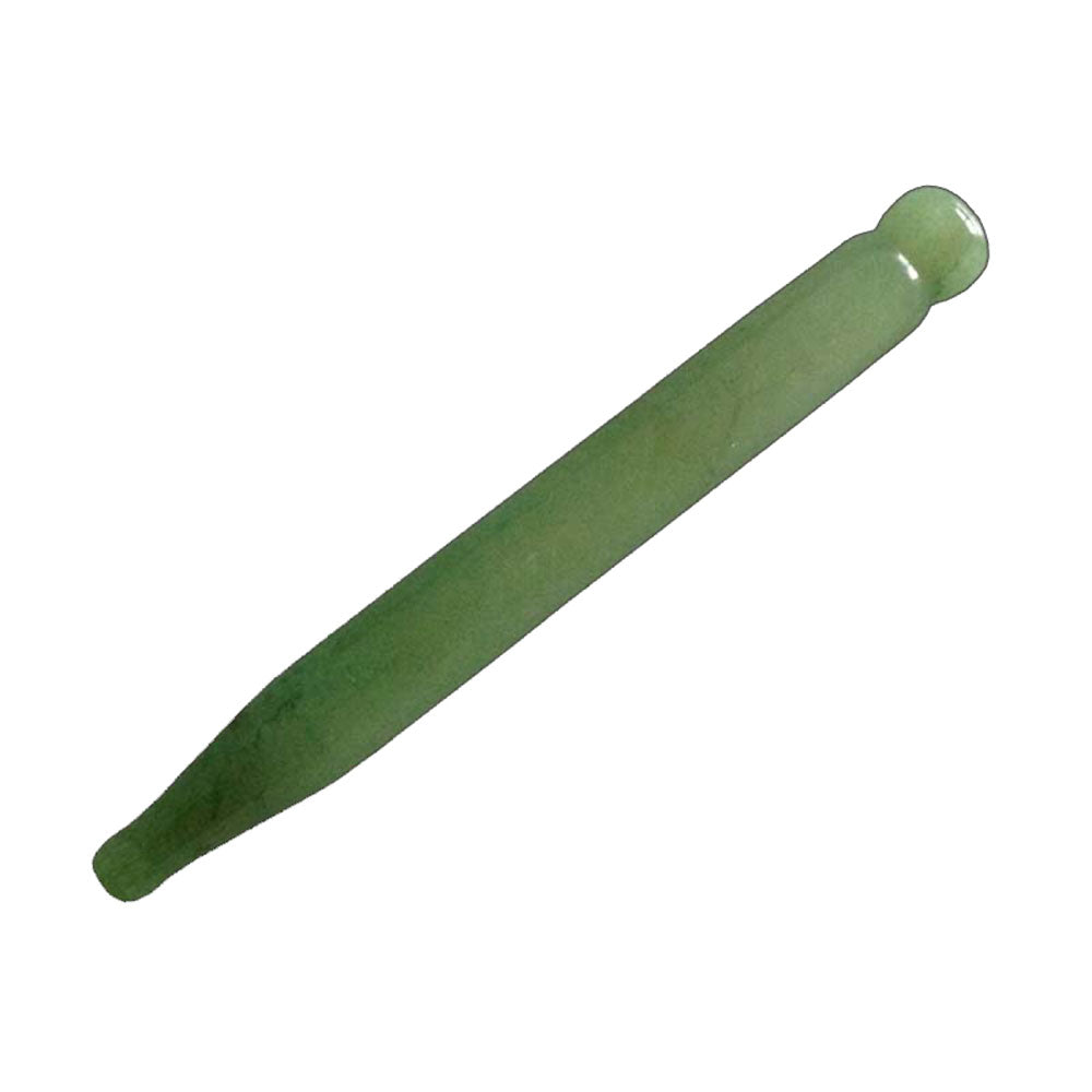 Carnelian Green Facial Massage Pen/Round Top